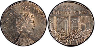 1982 $1 Constitution MS62