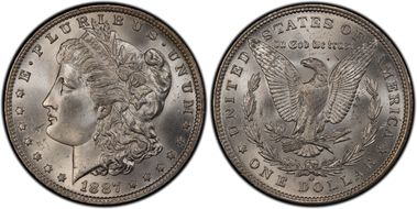 1887-O $1 MS65