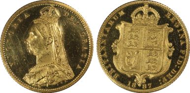 1887 1/2 Sov S-3869 WR-362 Jubilee Head PR62DCAM