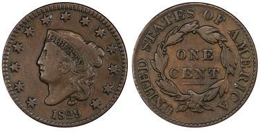 1829 1C Large Letters F12BN