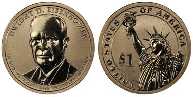 2015-P $1 D. Eisenhower Rev PR  Chronicles Set First Strike PR69