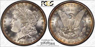 1882-CC $1 MS66+