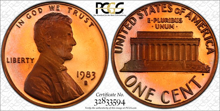 Cert 32833594 - Coin Image