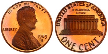 1983-S 1C PR68DCAM