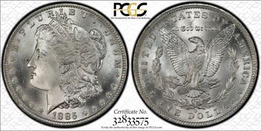 1885-O $1 MS67