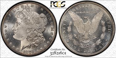 1879-S $1 Reverse of 1878 MS64+