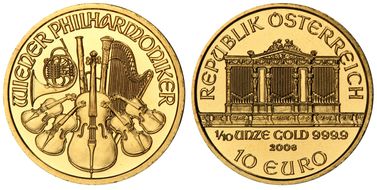 2006 € 10 Vienna Philharmonic MS69