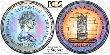 1977 S$1 Jubilee Ag SP69
