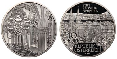 2008 € 10 Klosterneuburg KM-3157 MS70