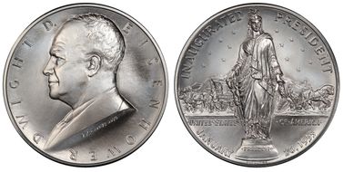 (2015) Medal Dwight D. Eisenhower Chronicles Set First Strike MS69