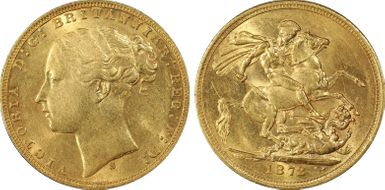 1872-S Sov S-3858A St. George MS62