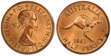 1961 Y. (p) 1/2D PR64RD