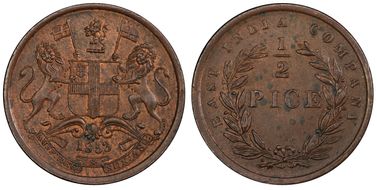 1853(C) 1/2 Pc SW-3.84 MS62BN