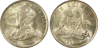 1925/3 Shil MS66