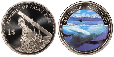 2002 $1 KM-64 Whales PR69DCAM