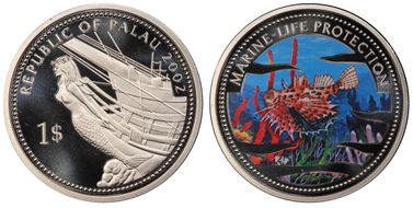 2002 $1 KM-56 Lion Fish PR69DCAM