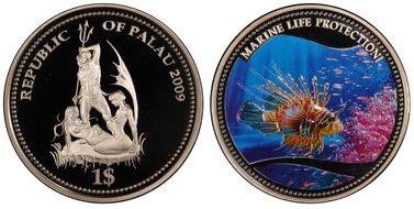 2009 $1 KM-233 Lionfish PR69DCAM