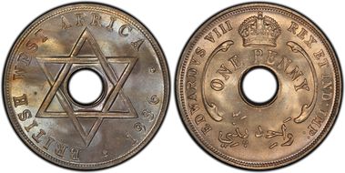 1936-H 1D Edward VIII MS65