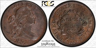 1801 1C S-216 MS63BN