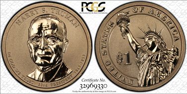 2015-P $1 Harry S. Truman Rev PR PR69