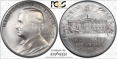 (2015) Medal Harry S. Truman MS69