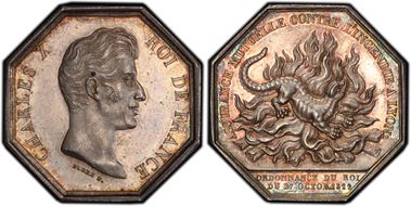 1819 Jeton Gailhouste-435 AU58