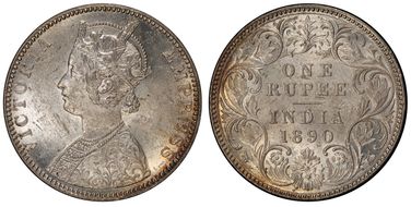 1890-B Rupee SW-6.114 MS61