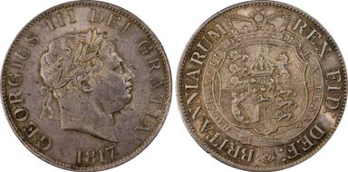 1817 1/2 Cr S-3789 Small Head MS64