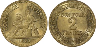 1923 2 Fr Gad-533 F-267 MS64