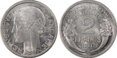 1941 2 Fr Gad-538 F-269 Al MS64