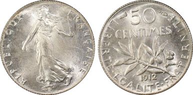 1912 50C Gad-420 F-190 MS66