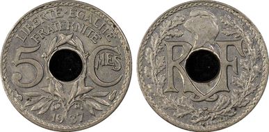 1937 5C Gad-170 F-122 MS64