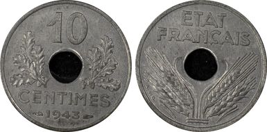 1943 10C Gad-290 Grand module MS64