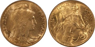 1917 5C Gad-165 F-119 MS65RD