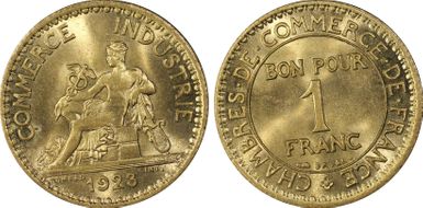 1923 1 Fr Gad-468 F-218 MS66