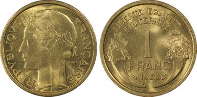 1938 1 Fr Gad-470 F-219 MS66