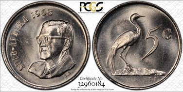 1968 5C Afrikaans MS65