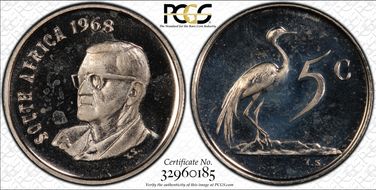 1968 5C English PR65CAM