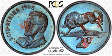 1968 2C Afrikaans PR64BN