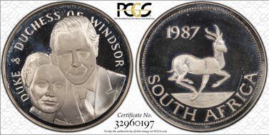 1987 Medal MM17.5 Duke and Duchess PR67DCAM