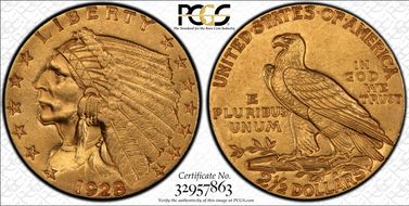 1928 $2.50 MS62