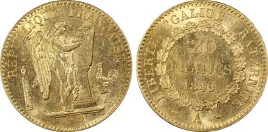 1849-A 20 Fr Gad-1032 Génie MS62