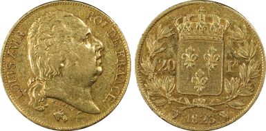 1823-W 20 Fr Gad-1028 AU53