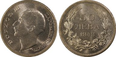1943-A 50 Leva KM-48a MS65