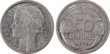 1945-C 50C Gad-426a MS62