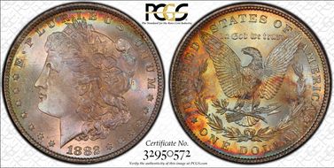 1882 $1 MS66+