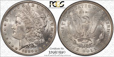 1886-O $1 MS64