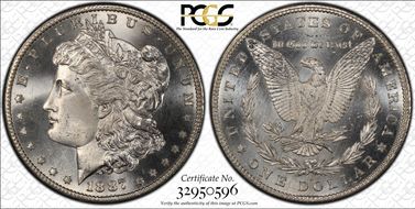 1887-S $1 MS66