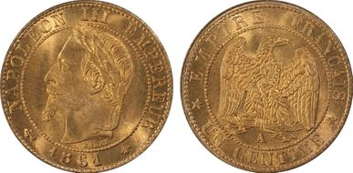 1861-A 1C Gad-87 F-103 MS67RD