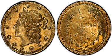 1853 G25C BG-214 MS63